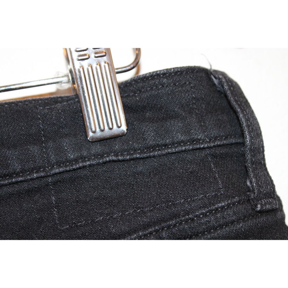 J. Crew 96 straight leg raw hem black jeans size 29 remake - Picture 4 of 9
